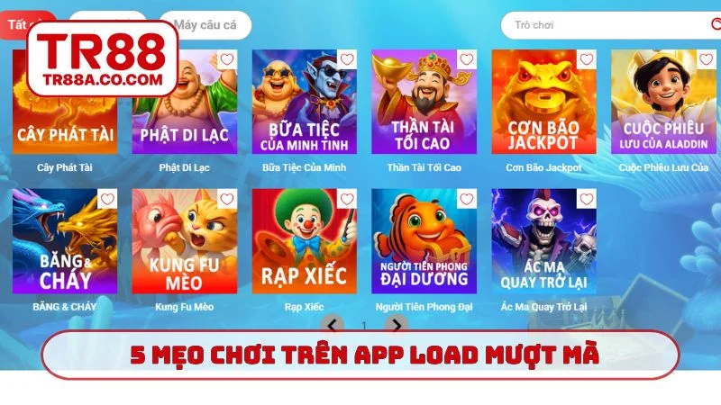 5 mẹo chơi trên app load mượt mà